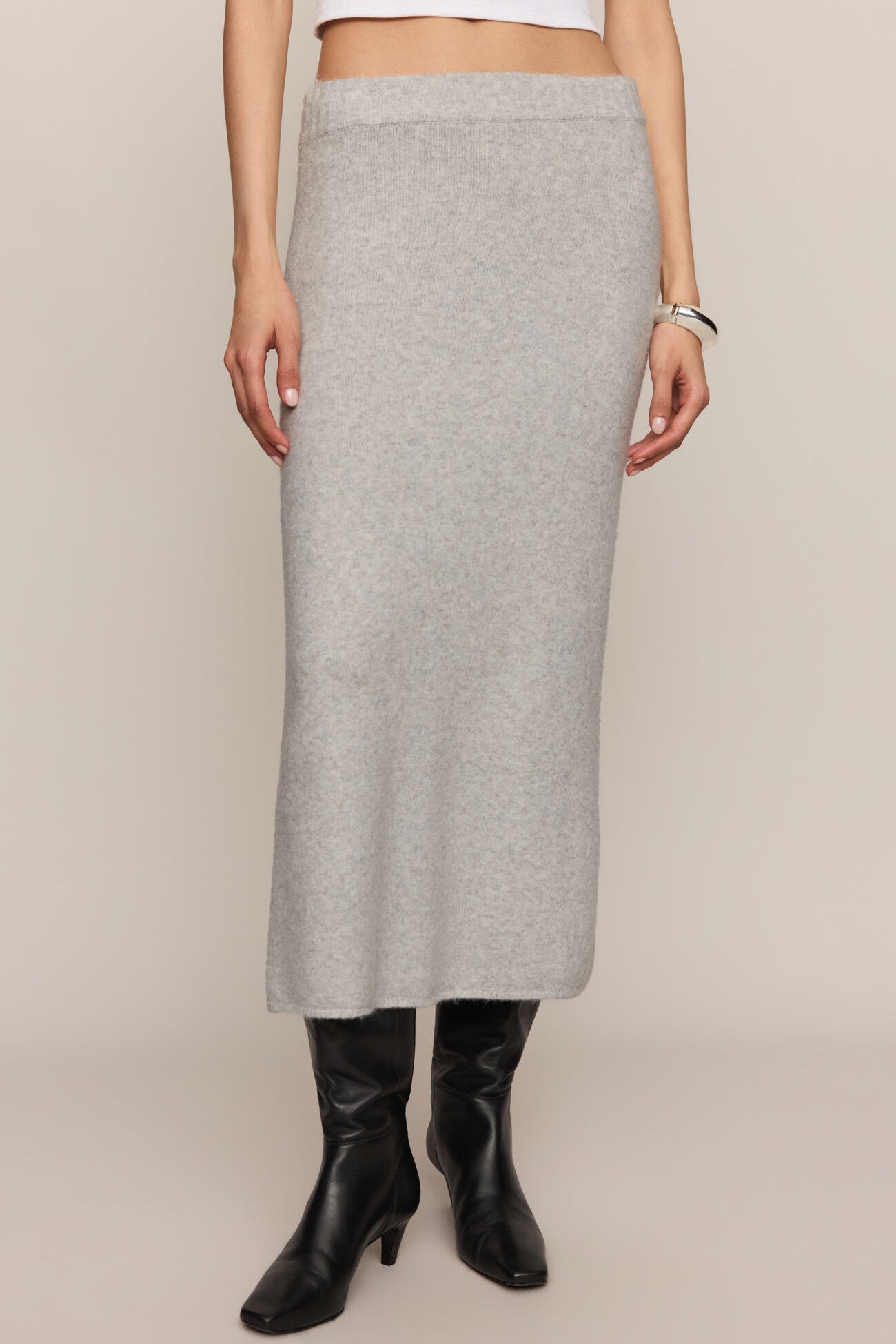 Z Supply | Cozy Moment Skirt | Feather Grey
