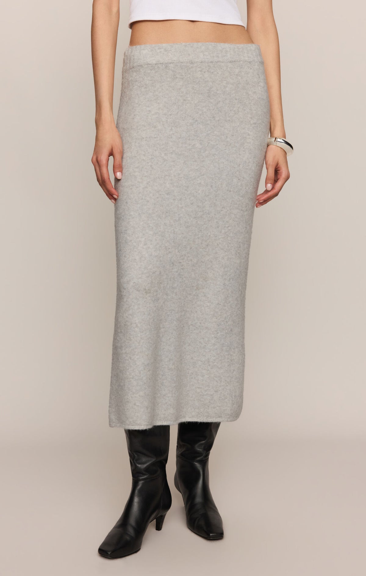 Z Supply | Cozy Moment Skirt | Feather Grey