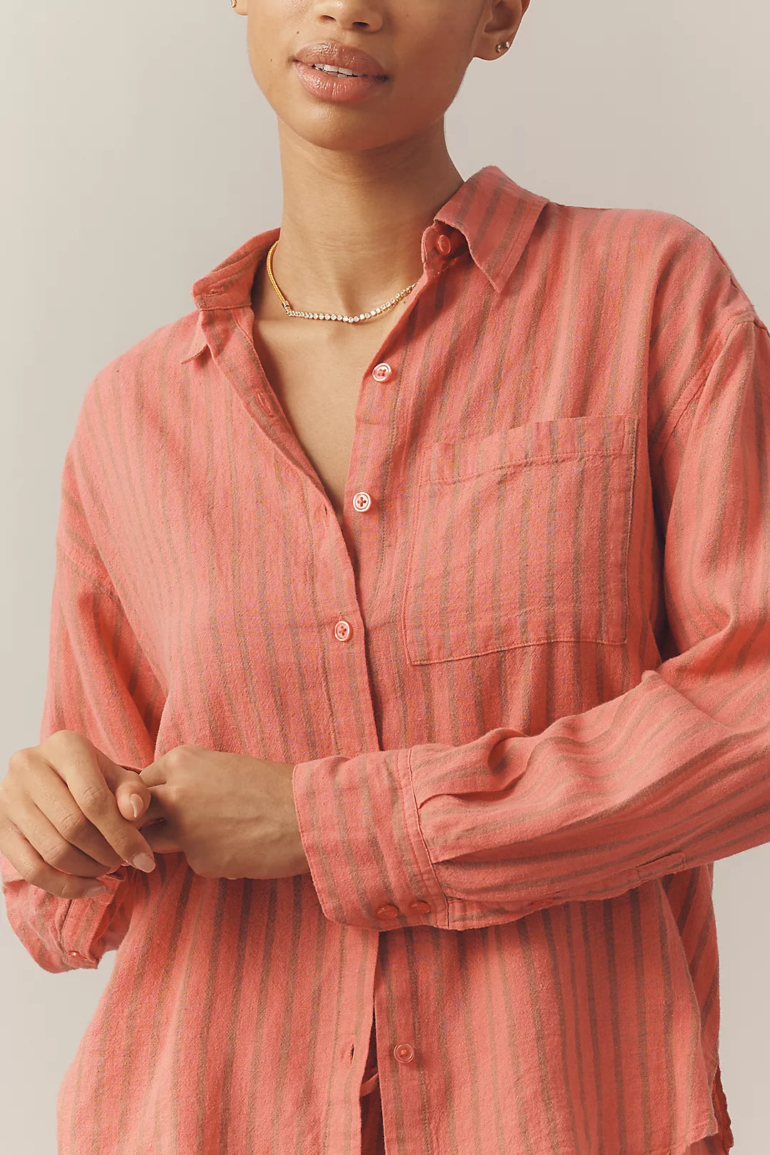 Z Supply | Perfect Linen Striped Top - Gelato