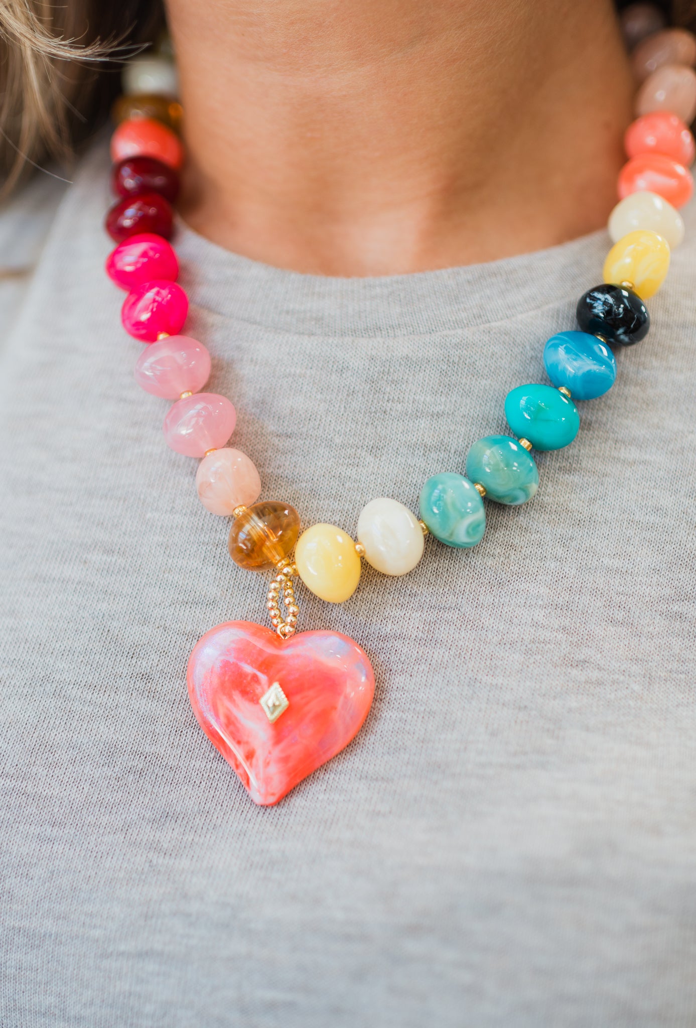 Necklace | Multi Heart