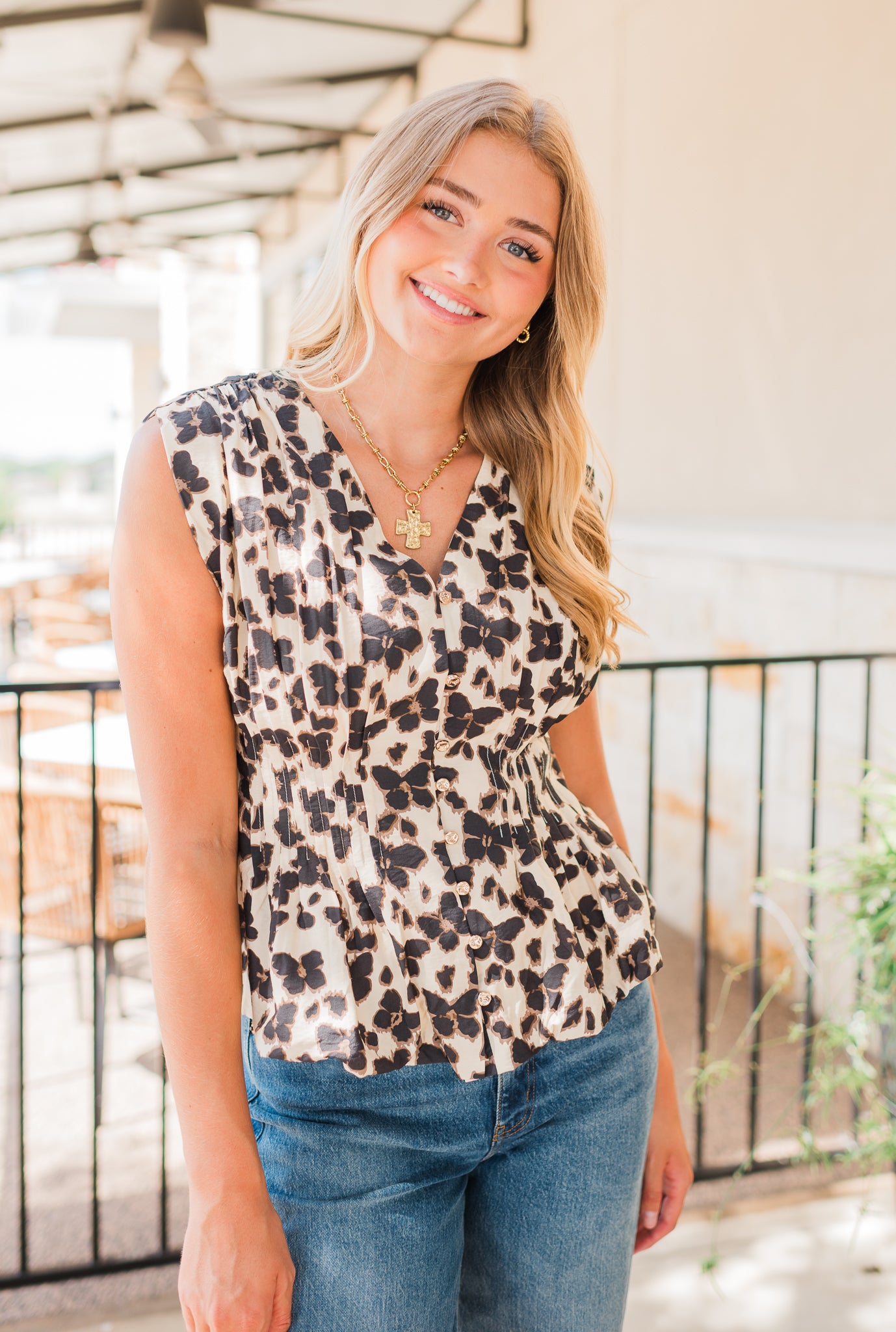 Lacie Top | Ecru
