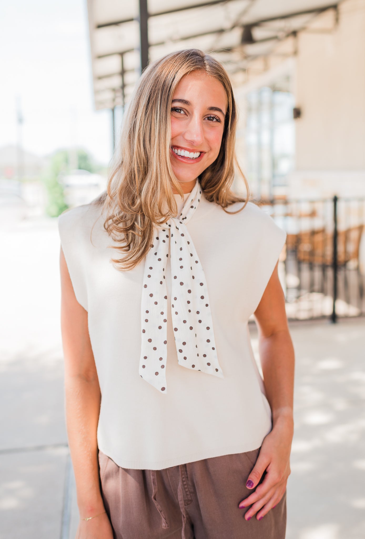 Camdyn Top | Ecru