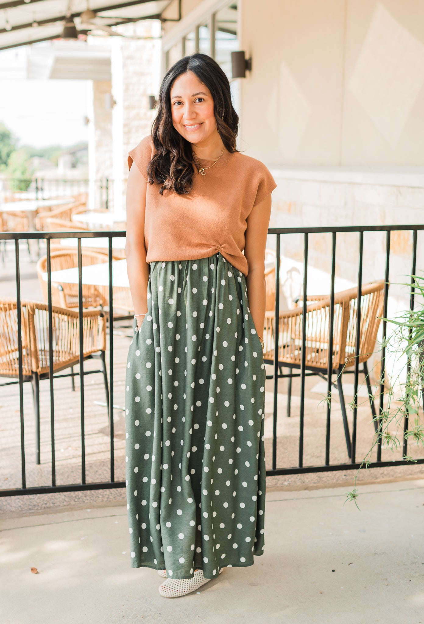 Autumn Dress | Camel