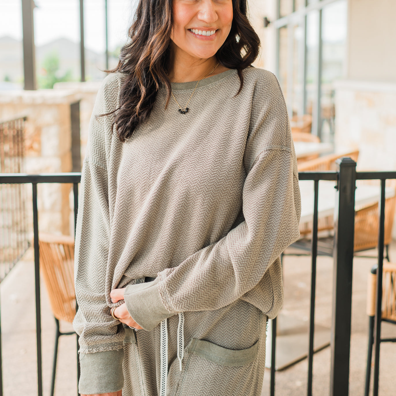 Lennon Pullover | Ash Olive