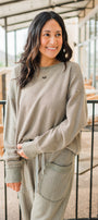 Lennon Pullover | Ash Olive