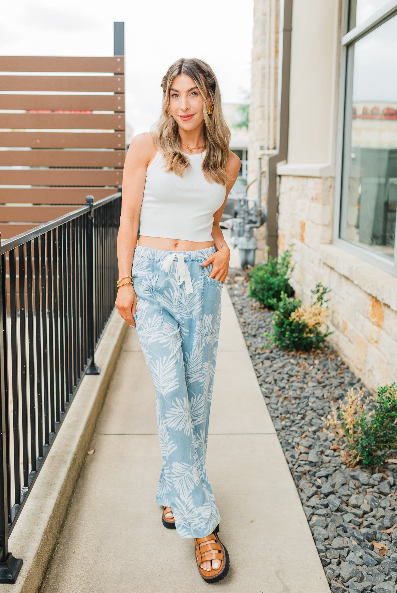 Aleah Pants | Palm Leaf