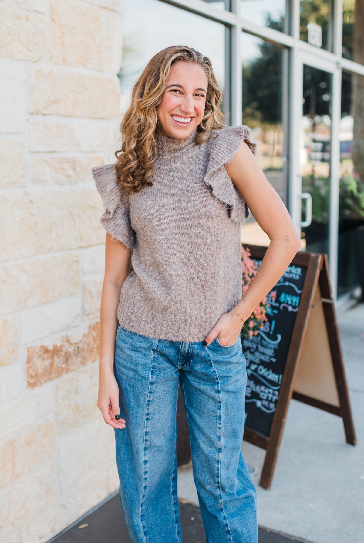 Tallulah Sweater | Latte