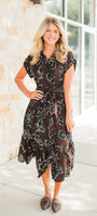 Tillie Dress | Brown Mix
