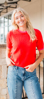 Oxford Sweater | Red