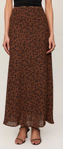 Europa Leopard Skirt | Burnt Umber