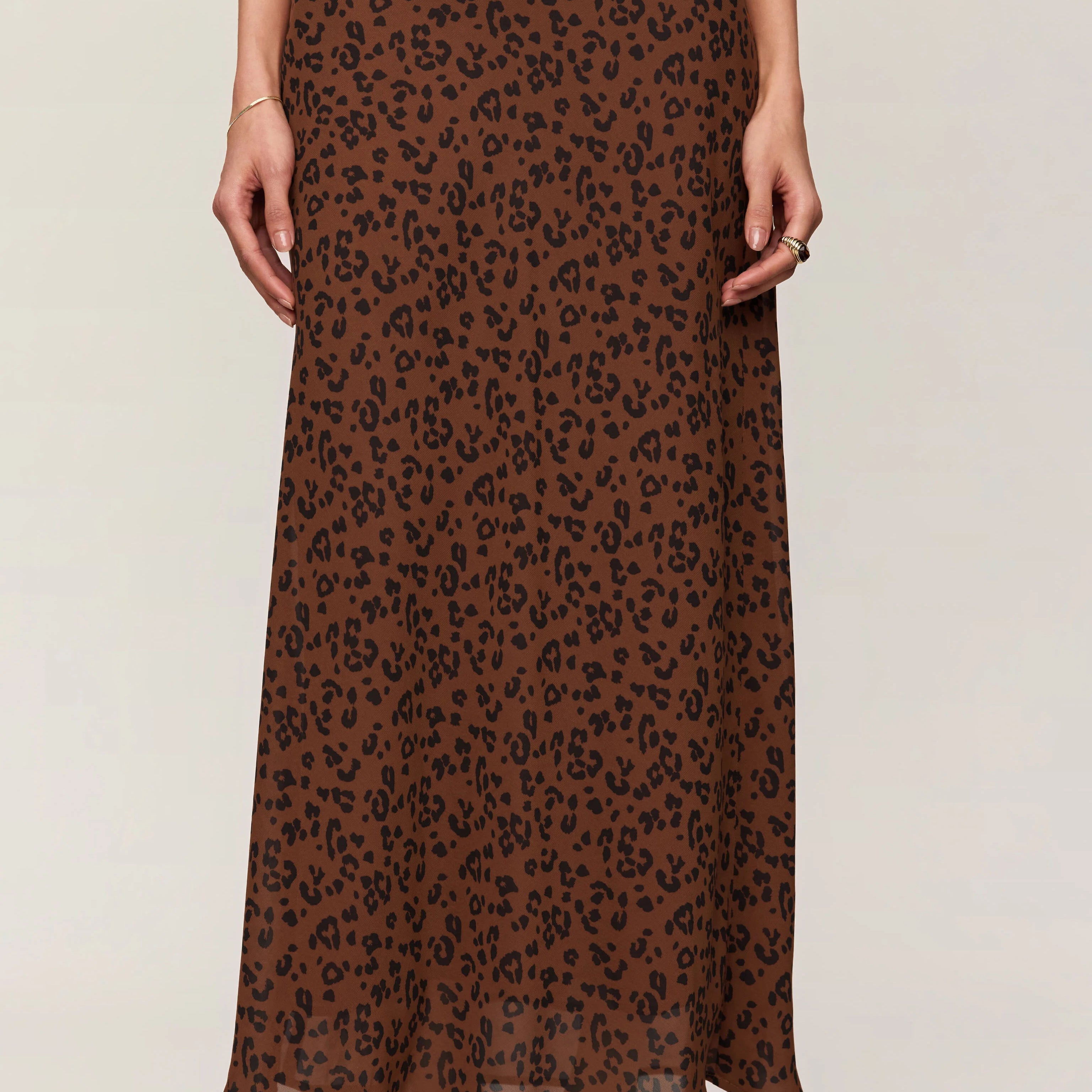 Europa Leopard Skirt | Burnt Umber