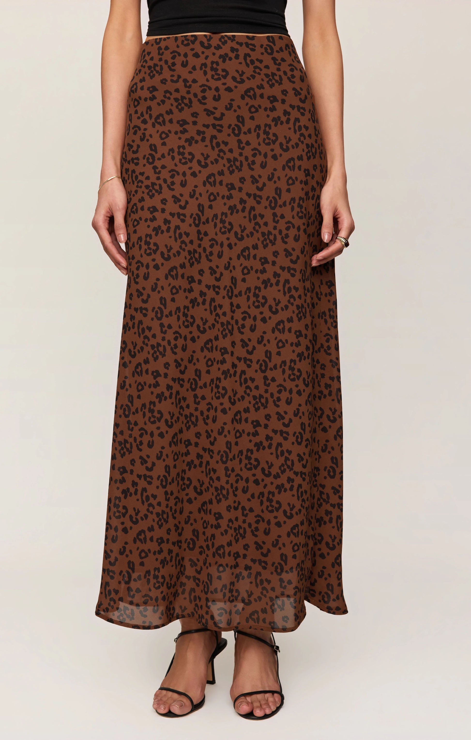 Europa Leopard Skirt | Burnt Umber