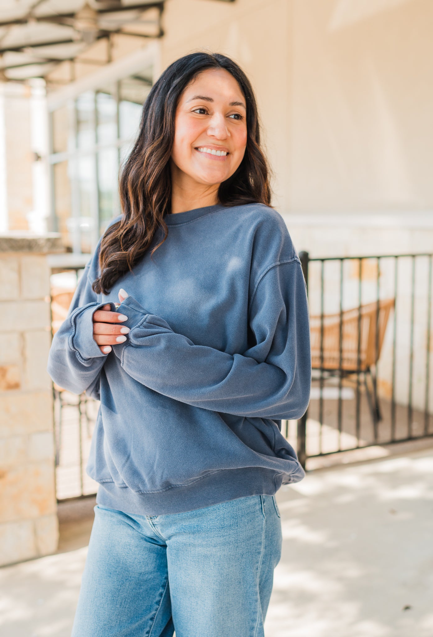 Quinn Sweatshirt | True Blue