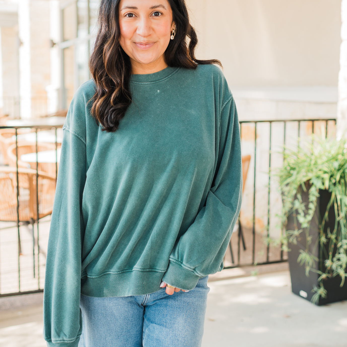 Quinn Sweatshirt | Dark Green