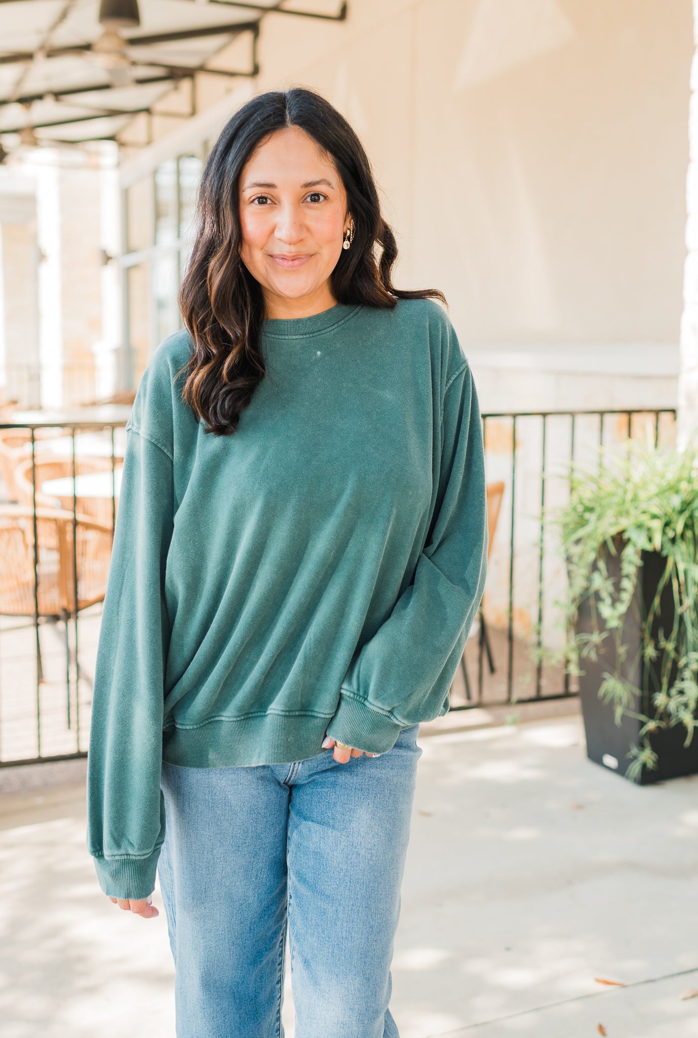Quinn Sweatshirt | Dark Green