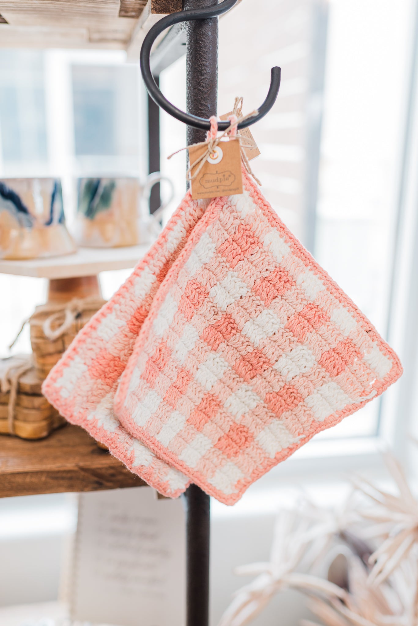 Pot Holder | Pink Check