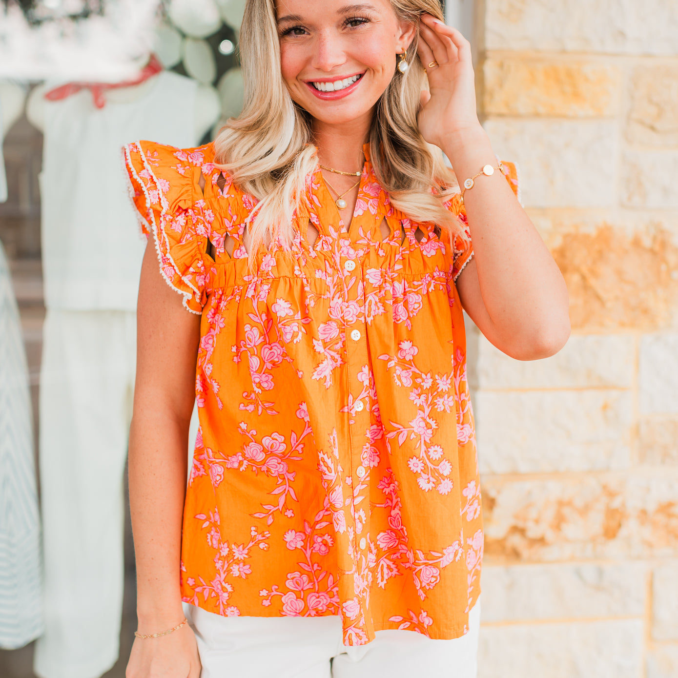 Scottsdale Top | Mixed Floral