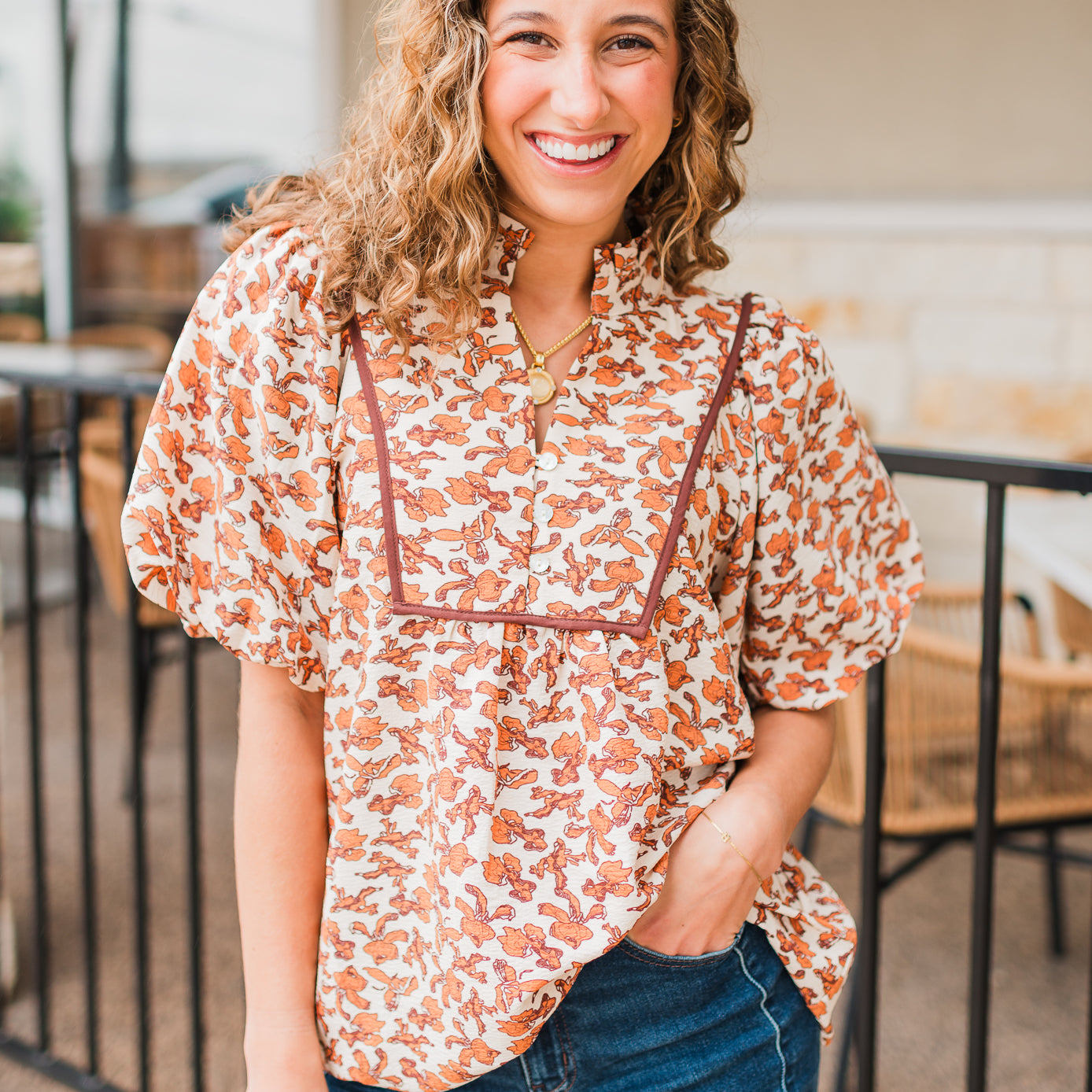 Maeve Top | Cinnamon