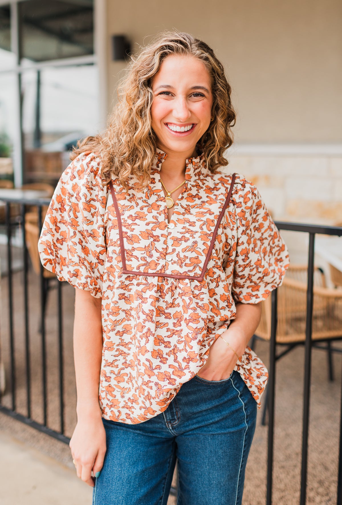 Maeve Top | Cinnamon