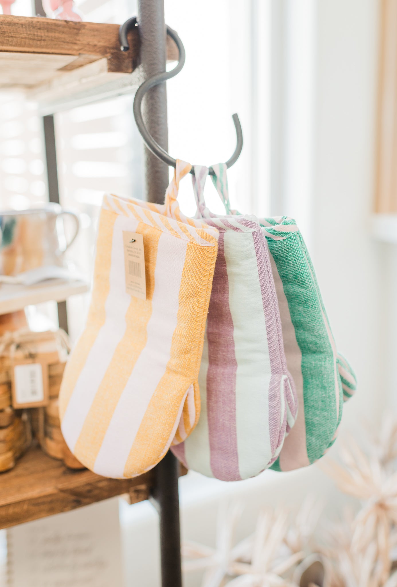 Oven Mitt | Cotton Stripe