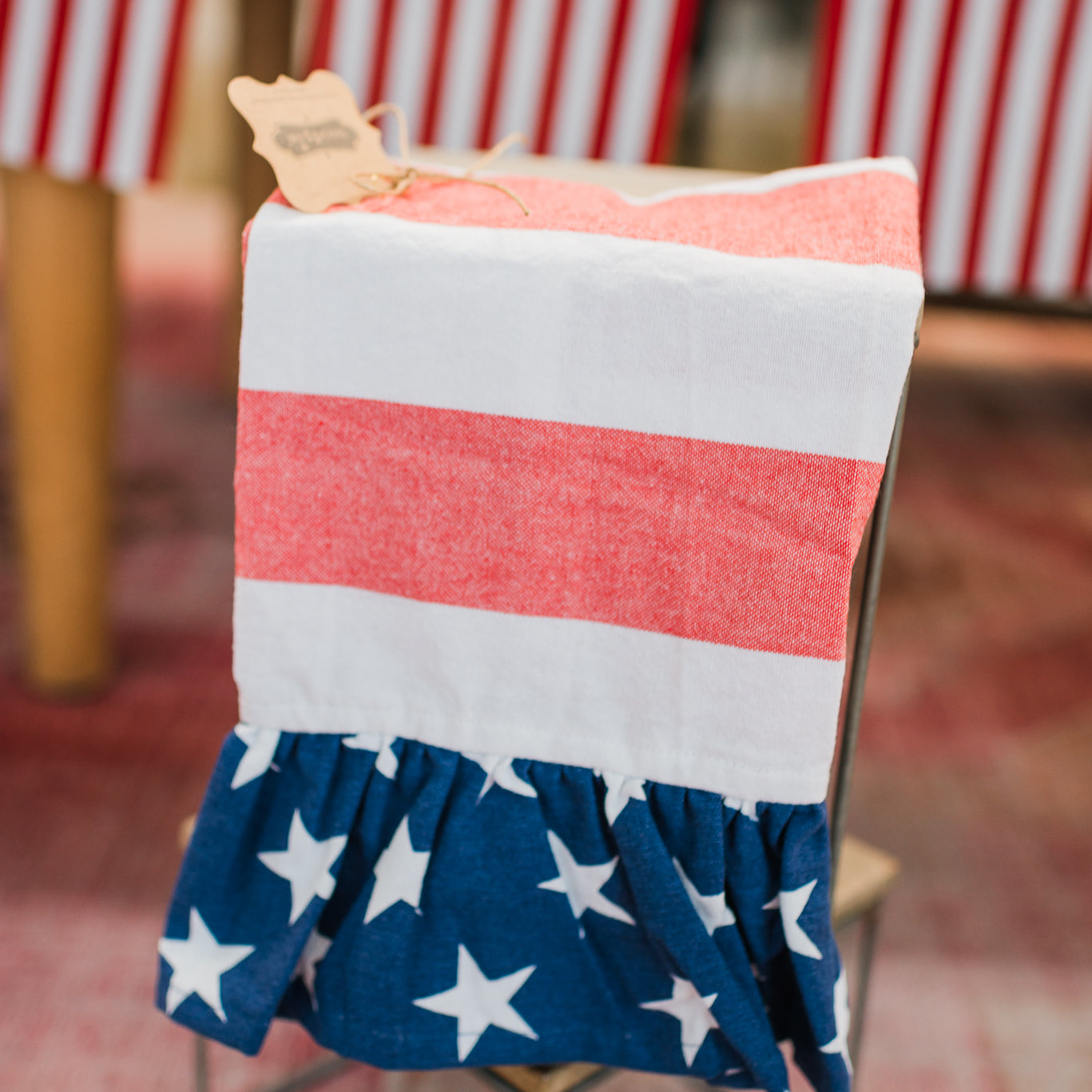 Americana Tea Towel | Red Stripe