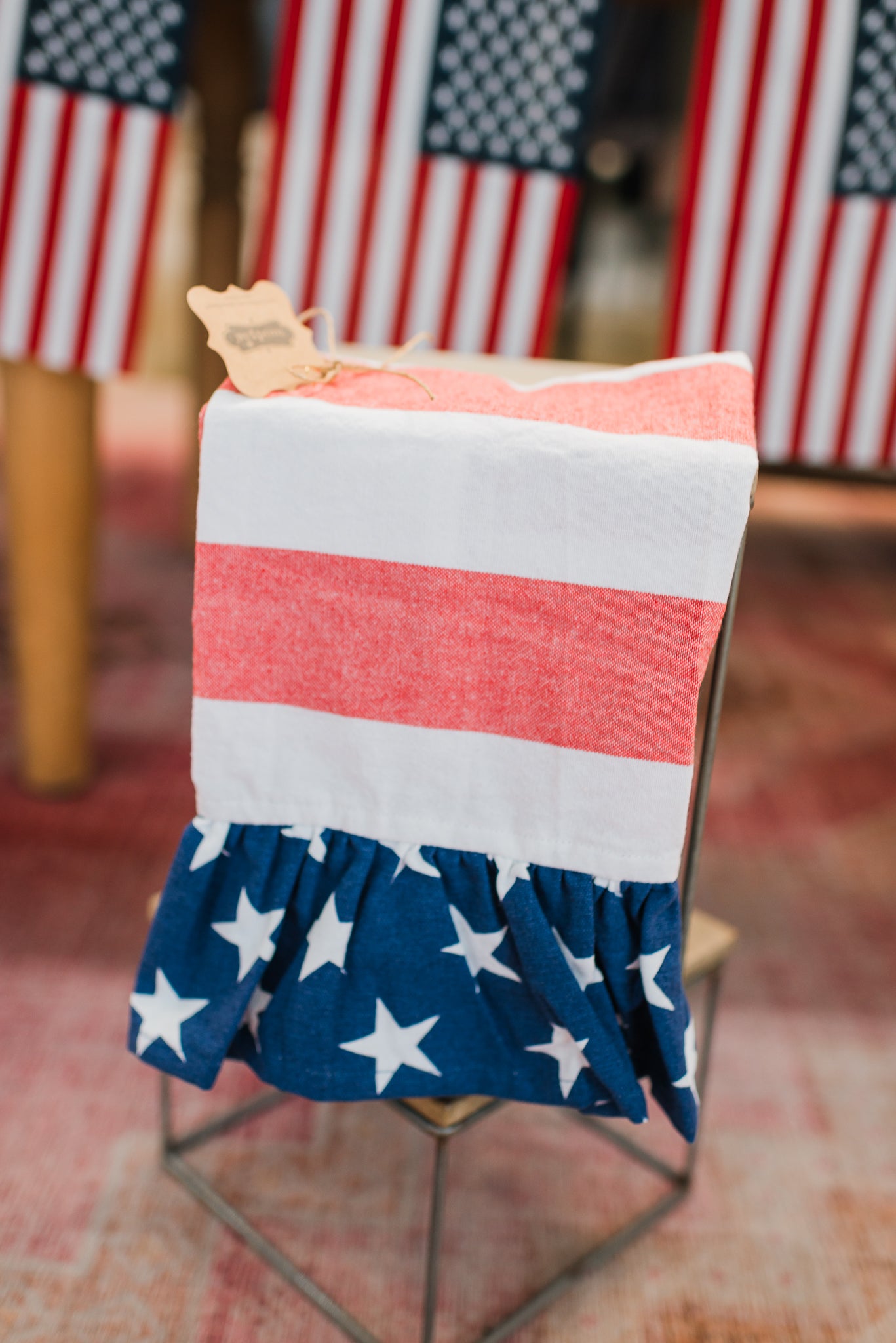 Americana Tea Towel | Red Stripe