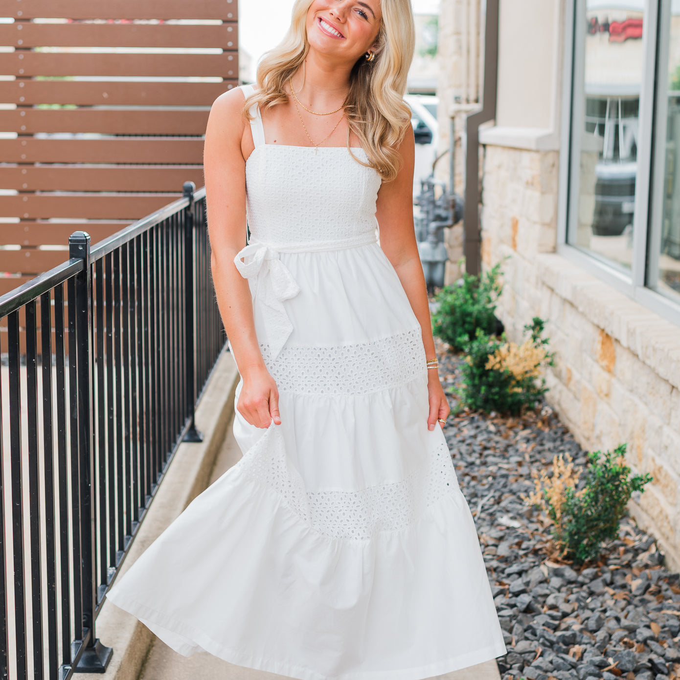 San Clemente Dress | White