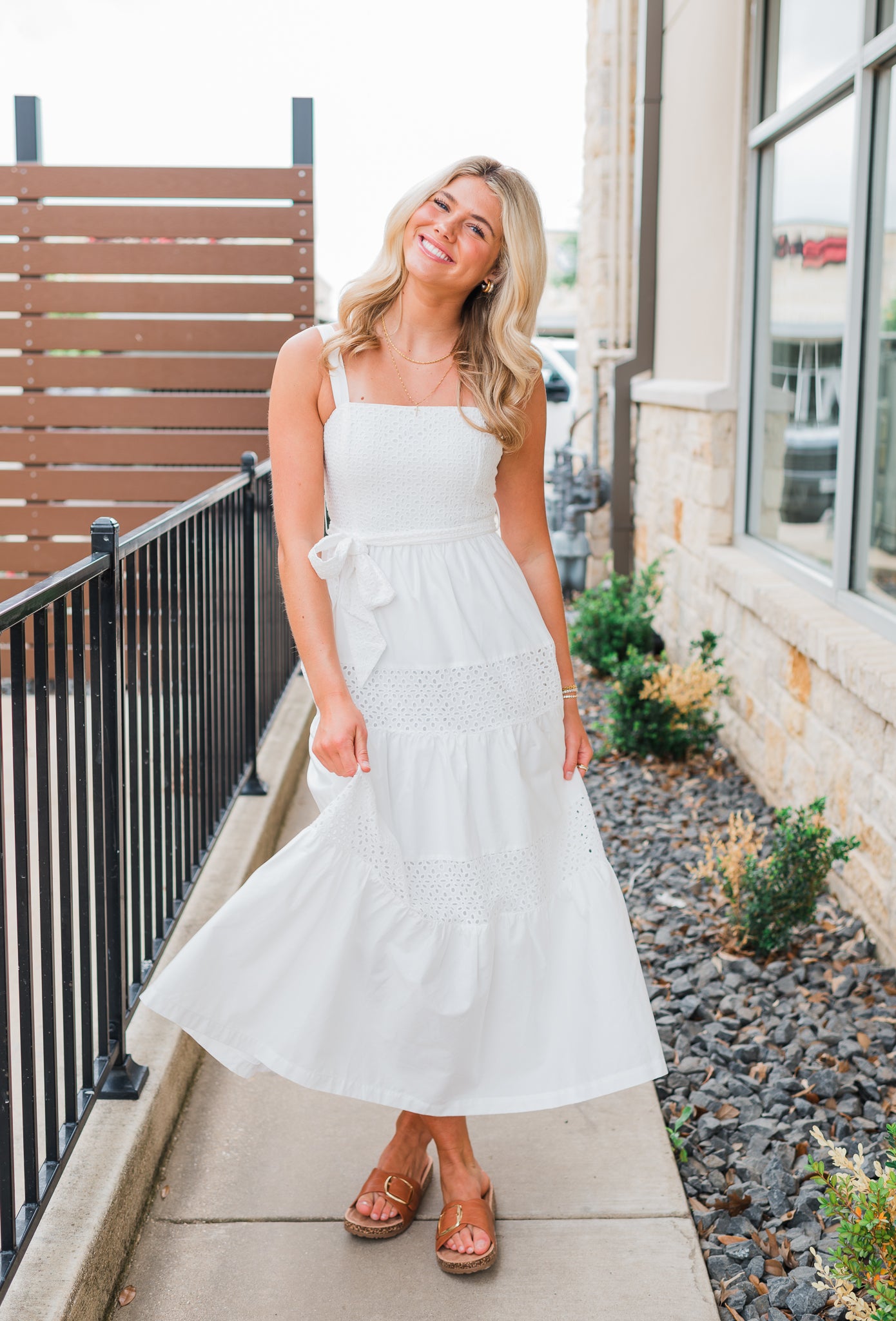 San Clemente Dress | White