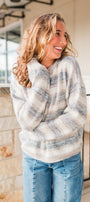 Karrington Sweater | Mocha Stripe
