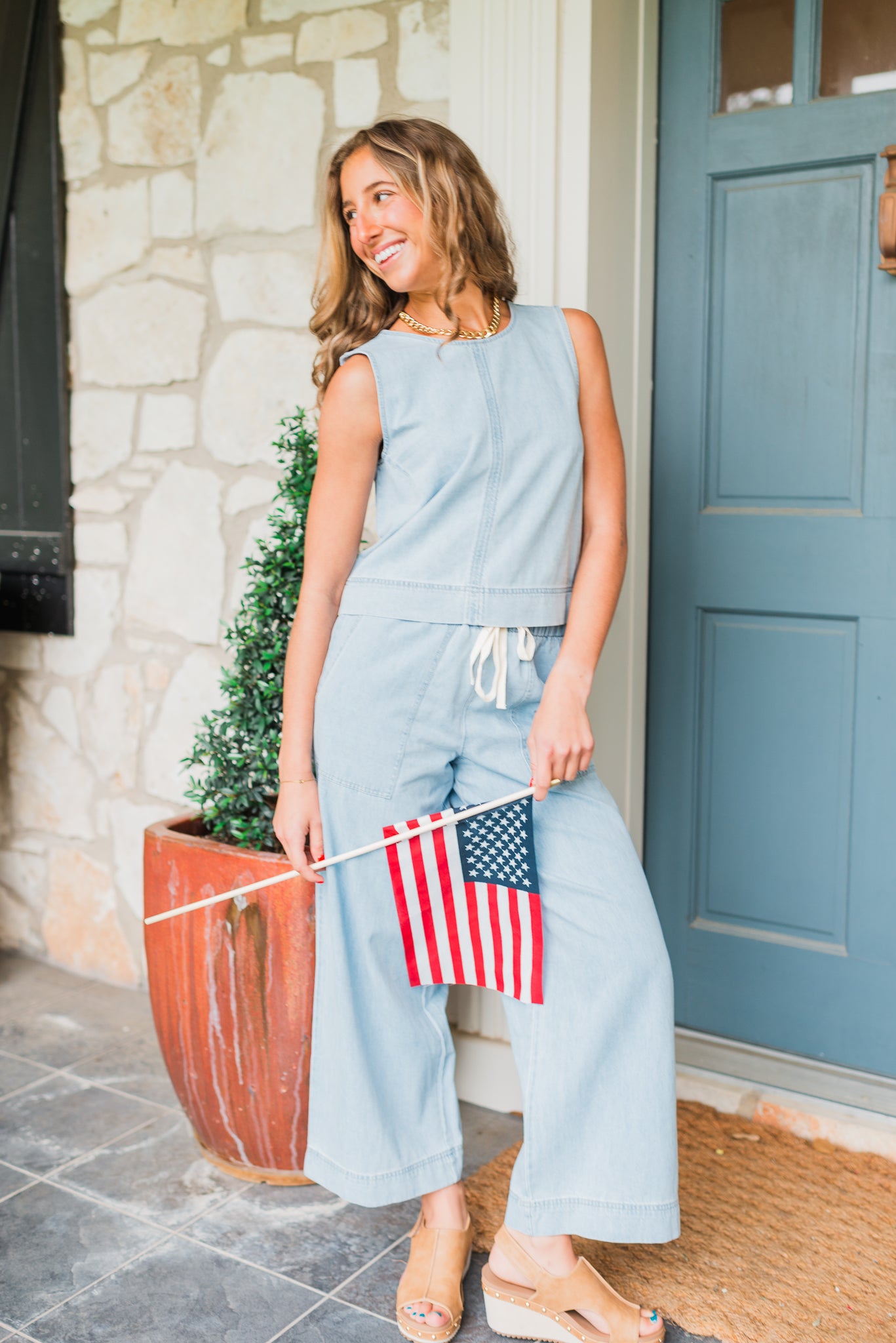 Z Supply | Daycation Utility Pants | Coastal Water