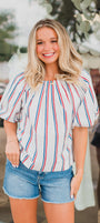 American Honey Top | Stripe
