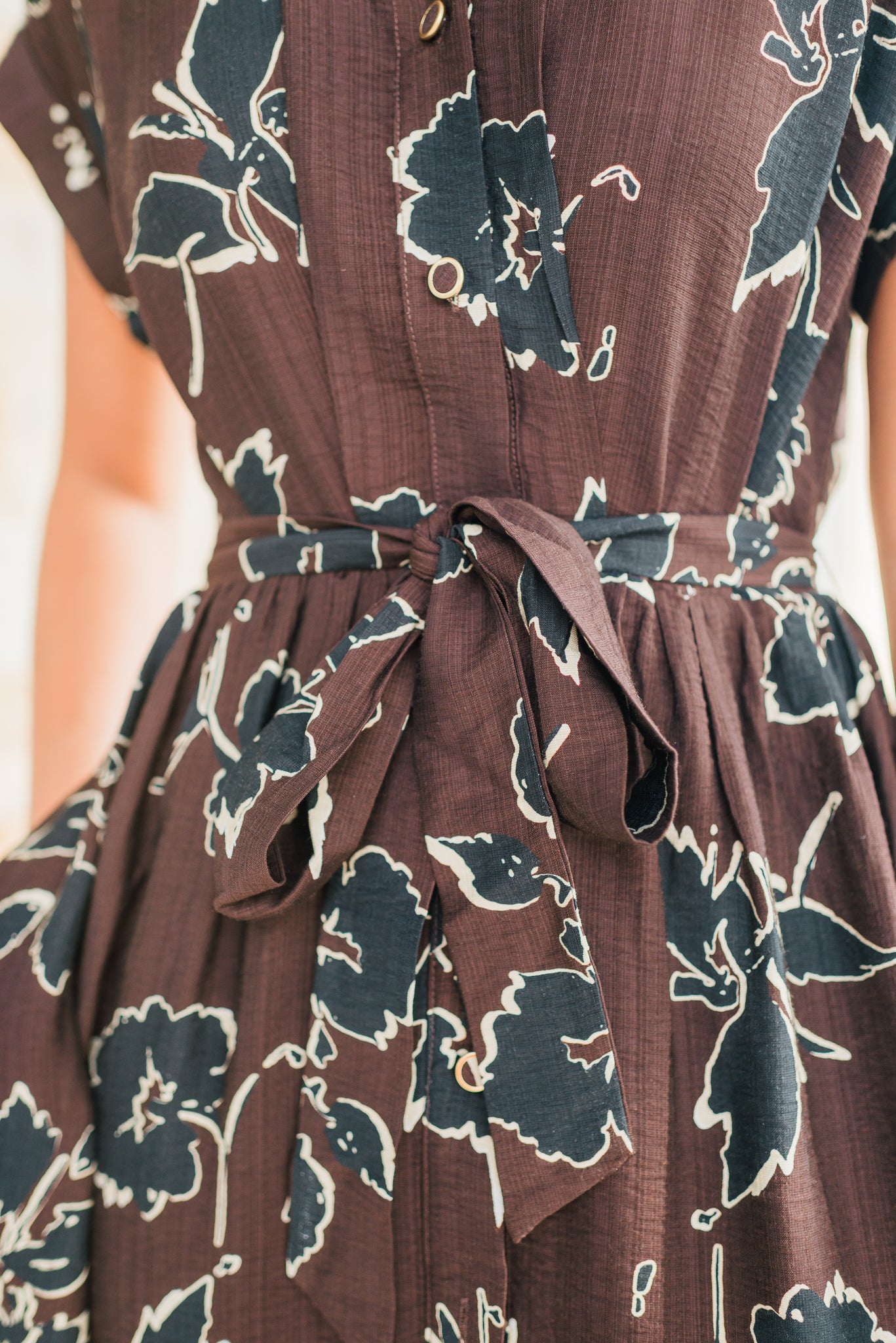 Tillie Dress | Brown Mix