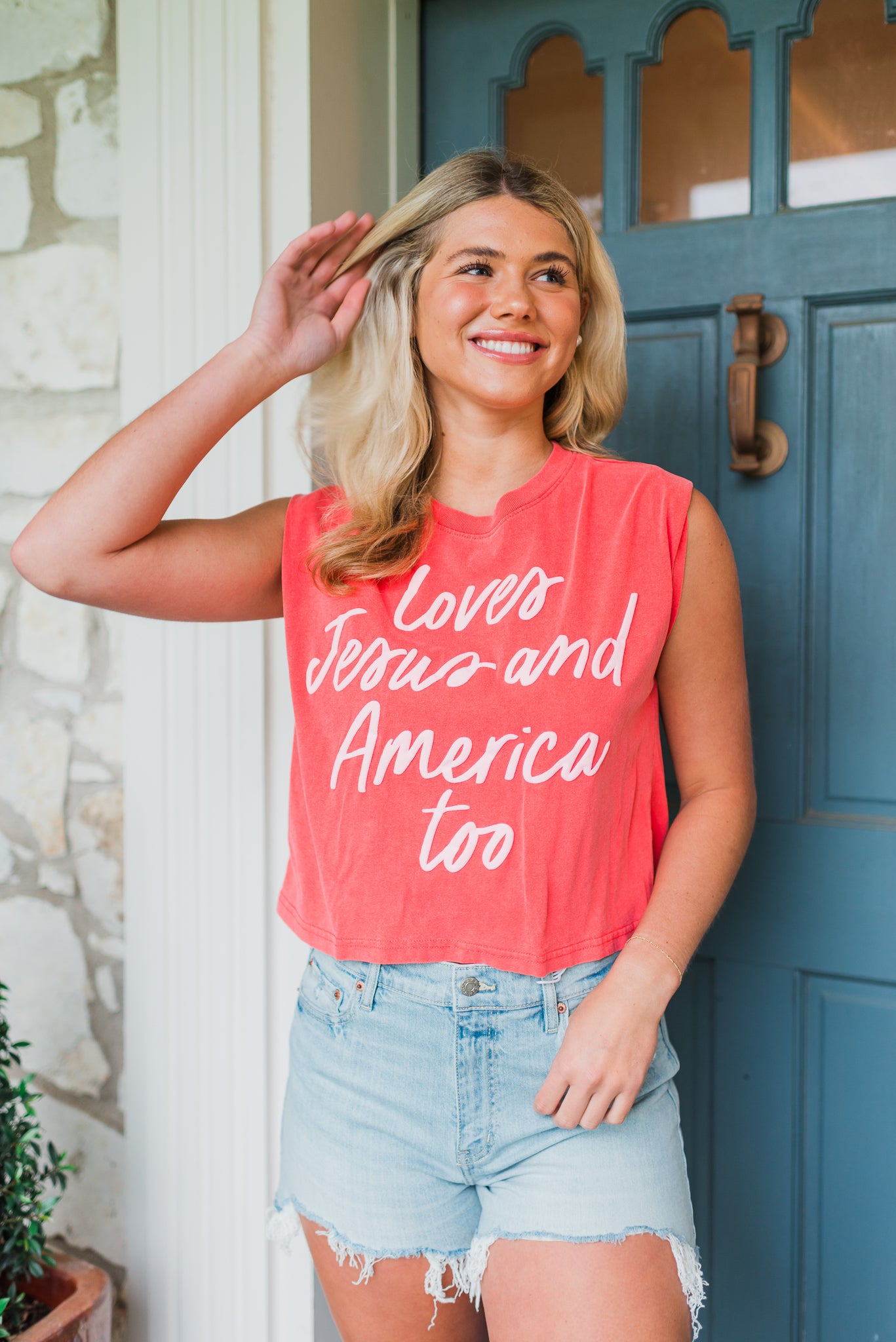 Summer Tank | Loves Jesus and America