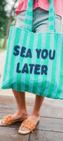 Terry Cloth Tote | Sea You Later