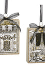 Holiday in Paris Rectangle Ornament
