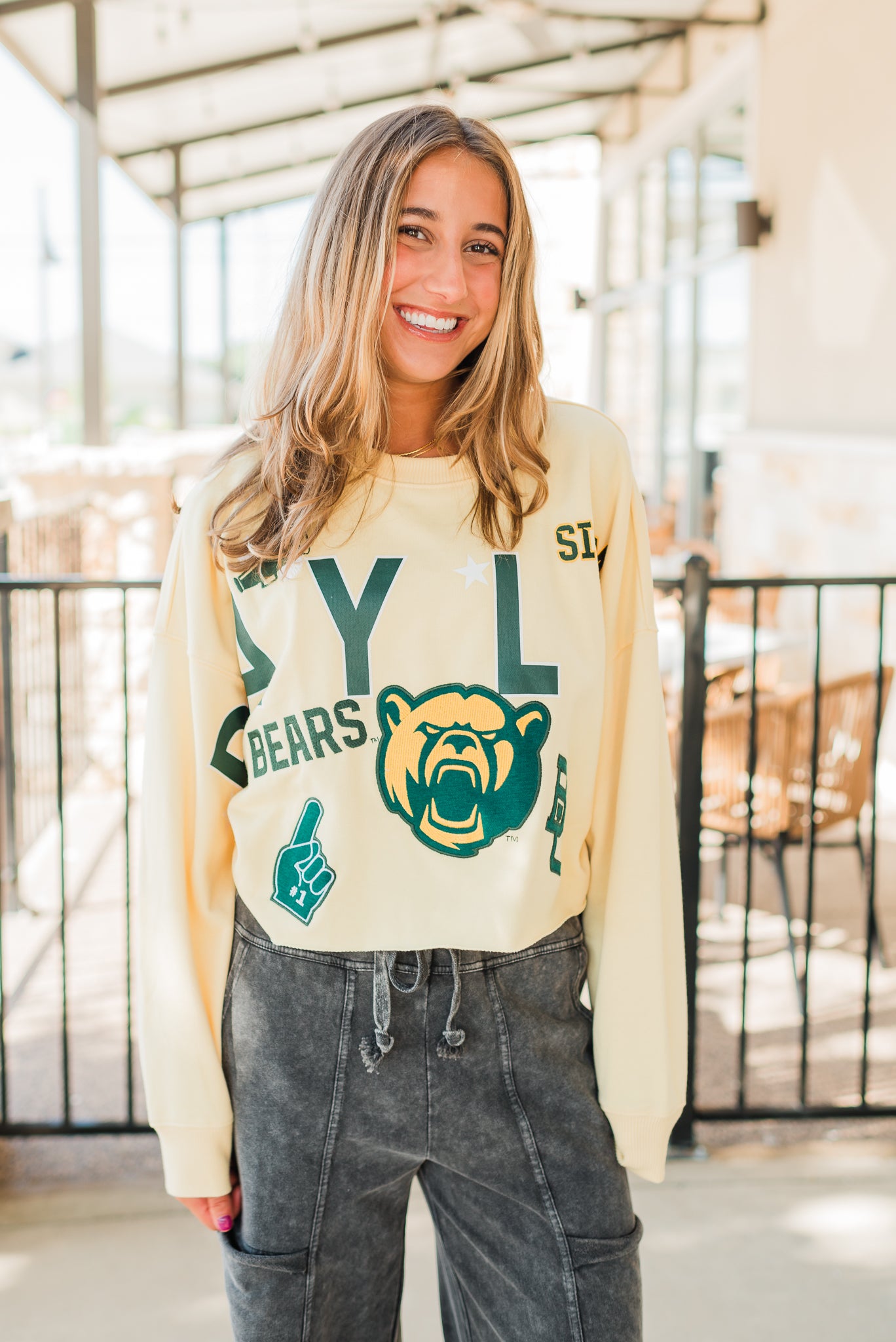 Game Day Patched Crop | Baylor Gold