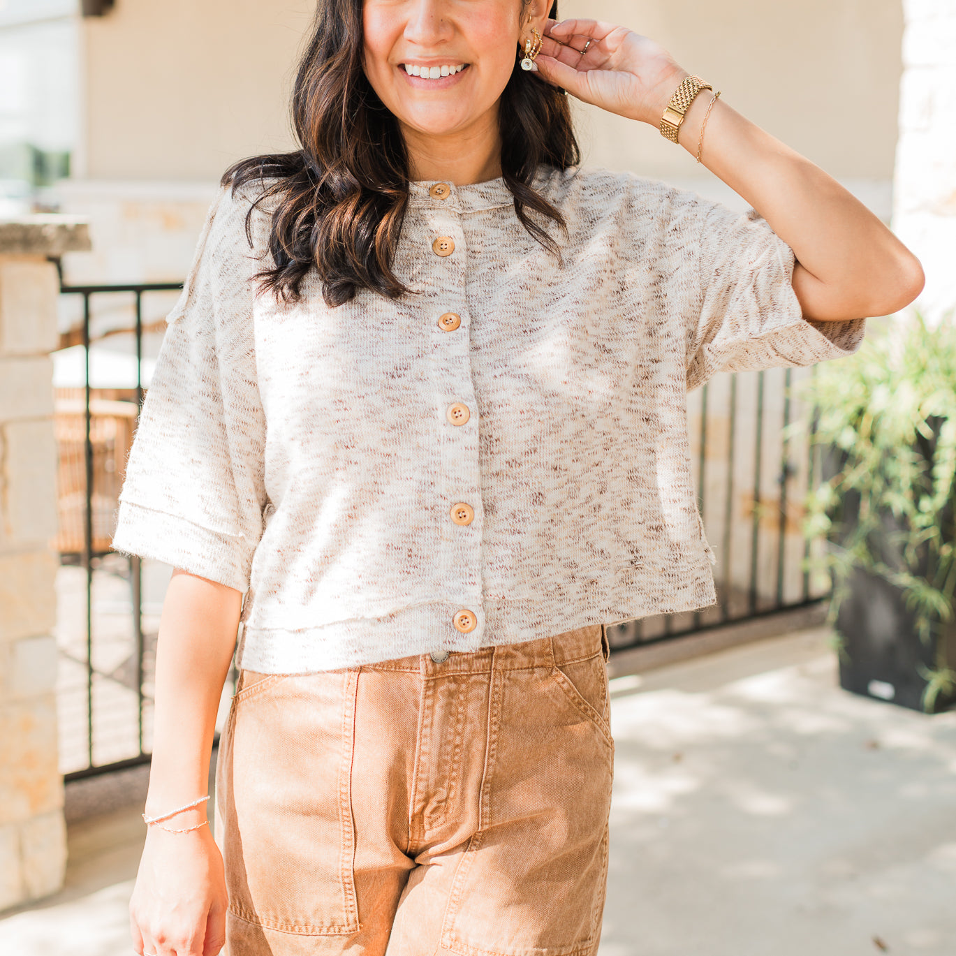 Whitney Knit Top | Natural
