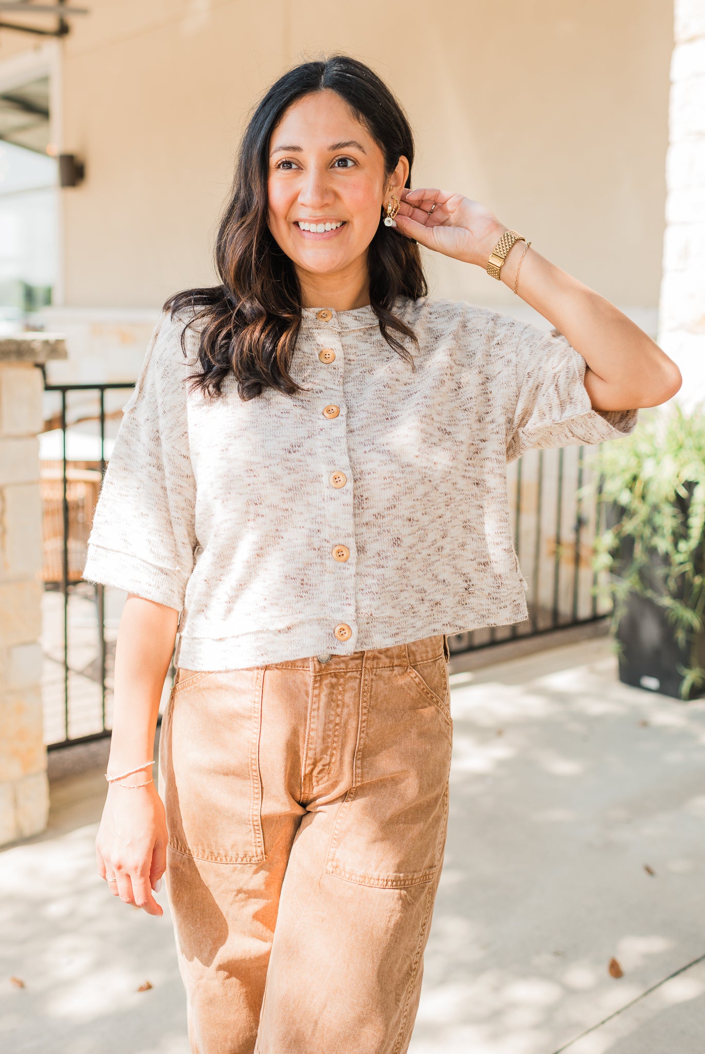 Whitney Knit Top | Natural