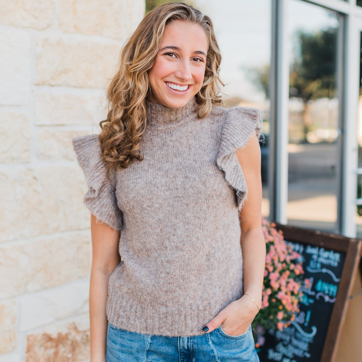 Tallulah Sweater | Latte