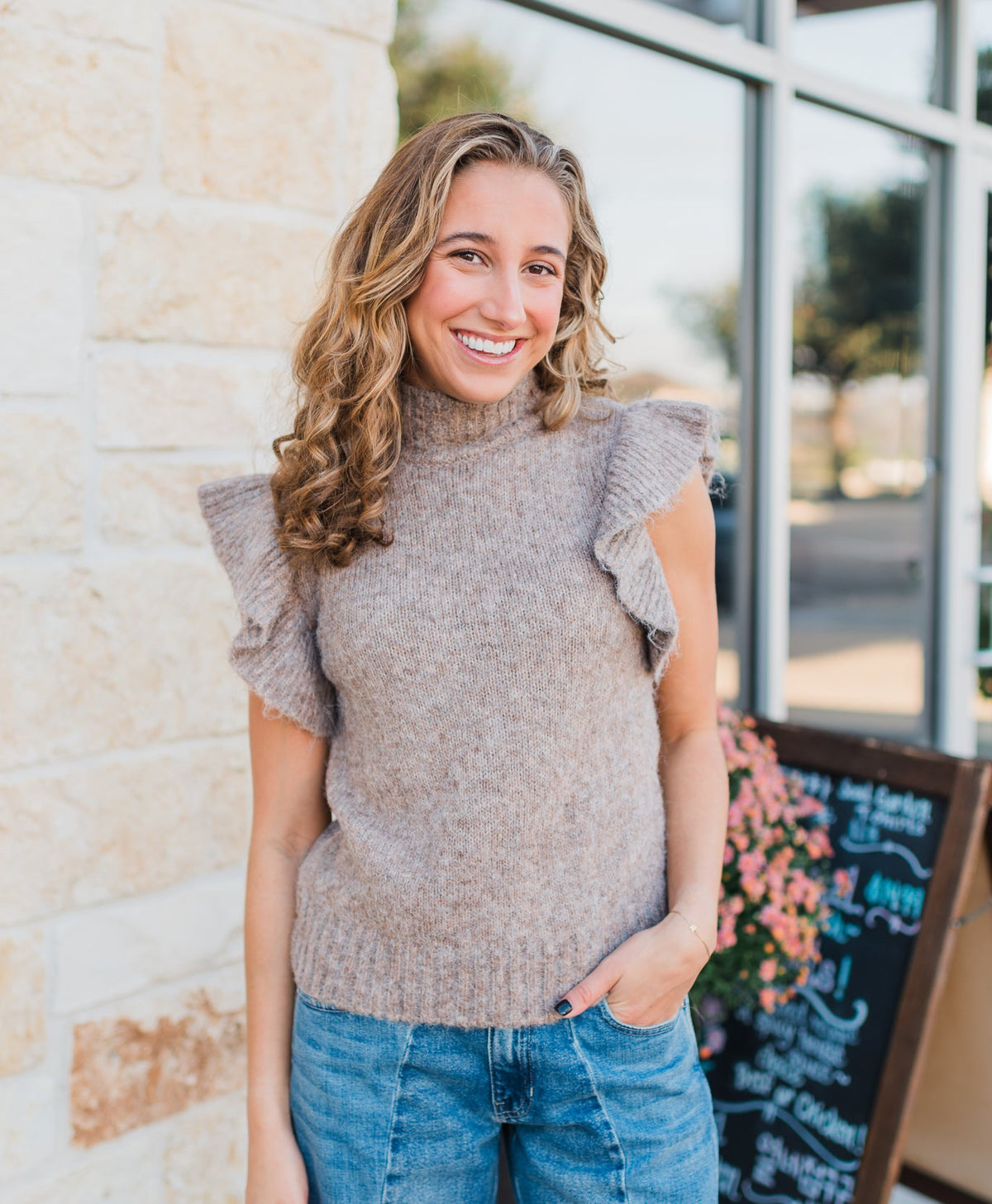 Tallulah Sweater | Latte