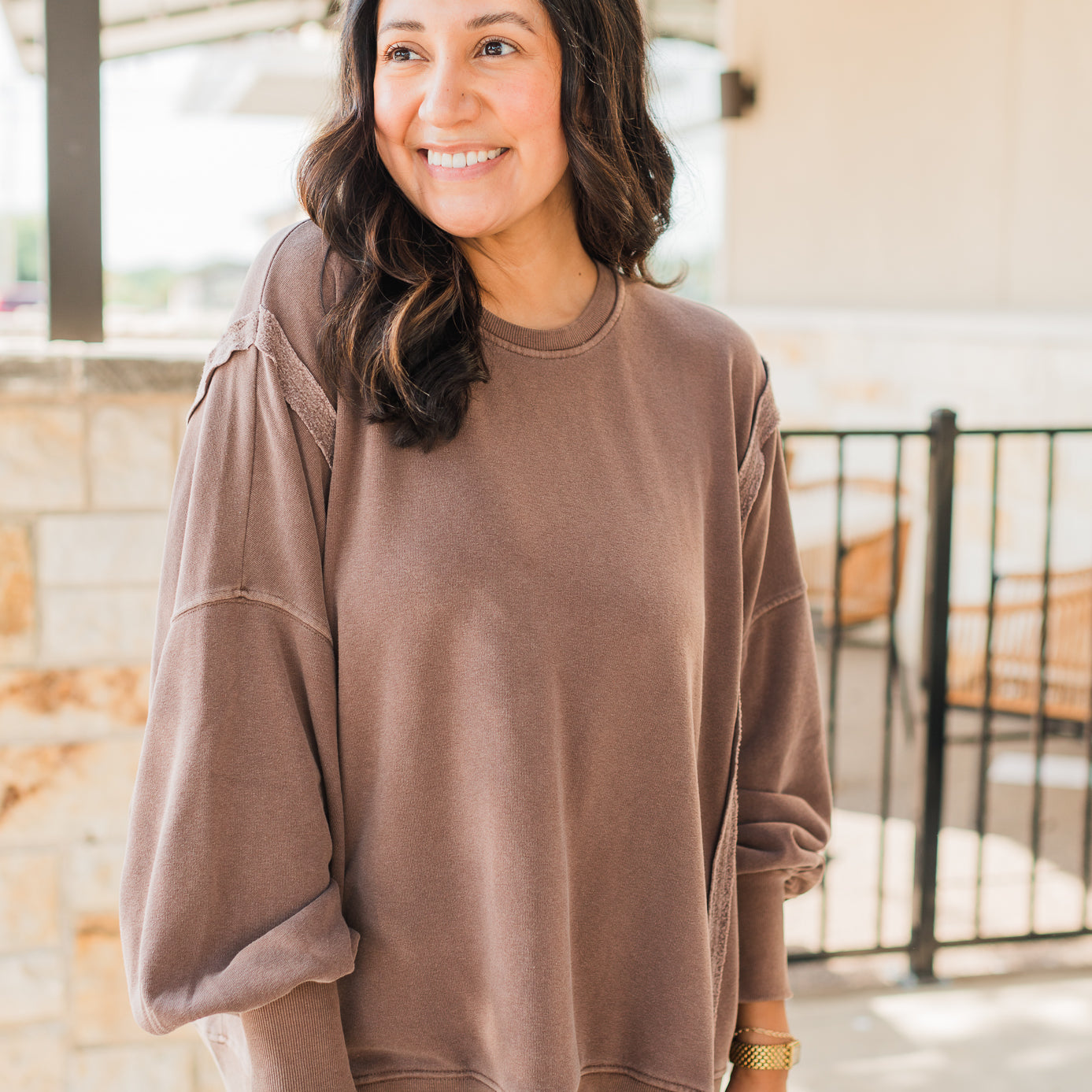 Maris Sweatshirt | Chocolate