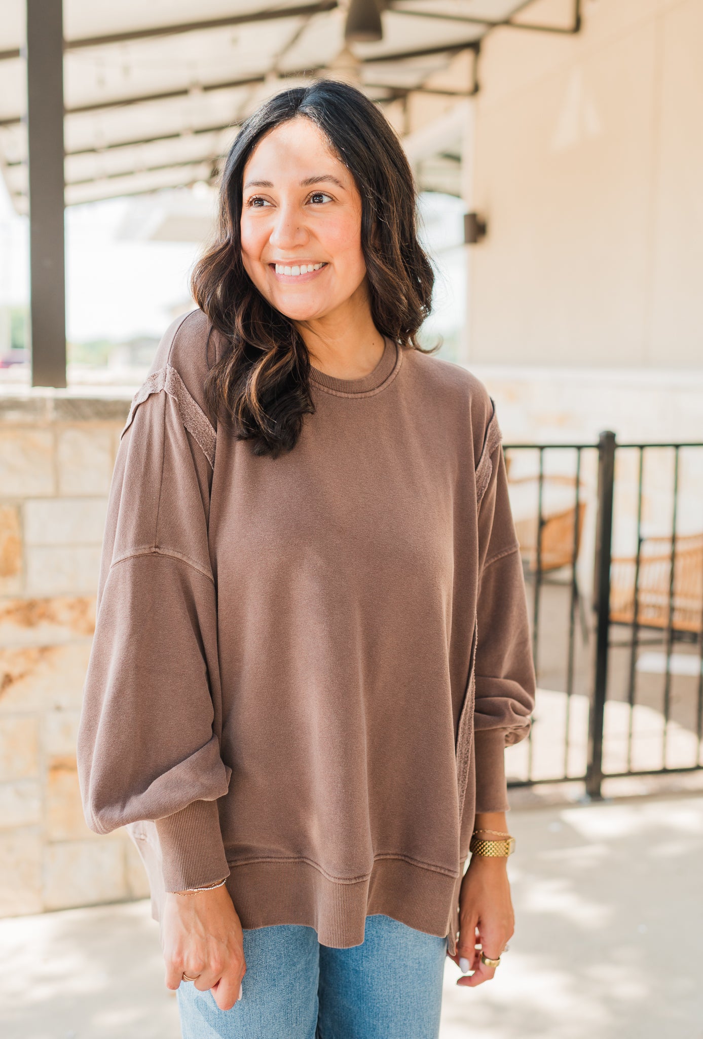 Maris Sweatshirt | Chocolate