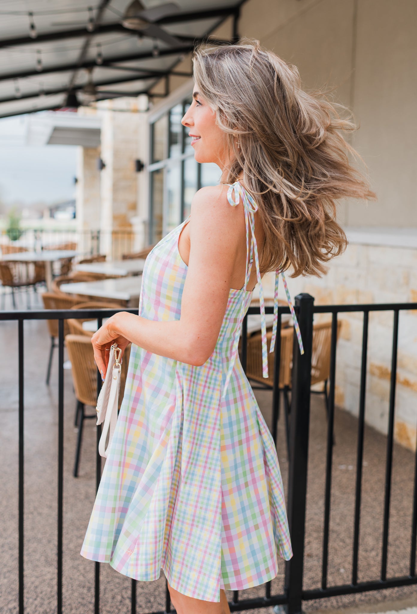 Teagan Dress | Plaid Multi