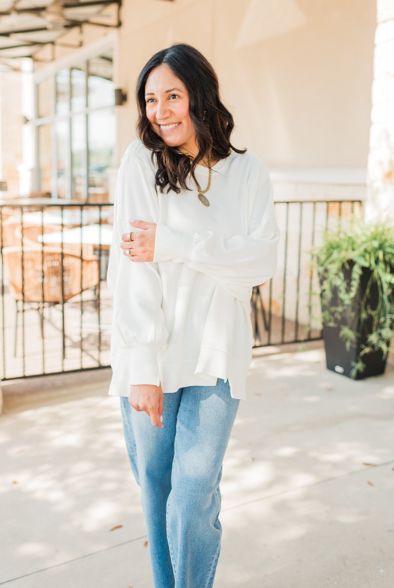Maris Sweatshirt | Cream