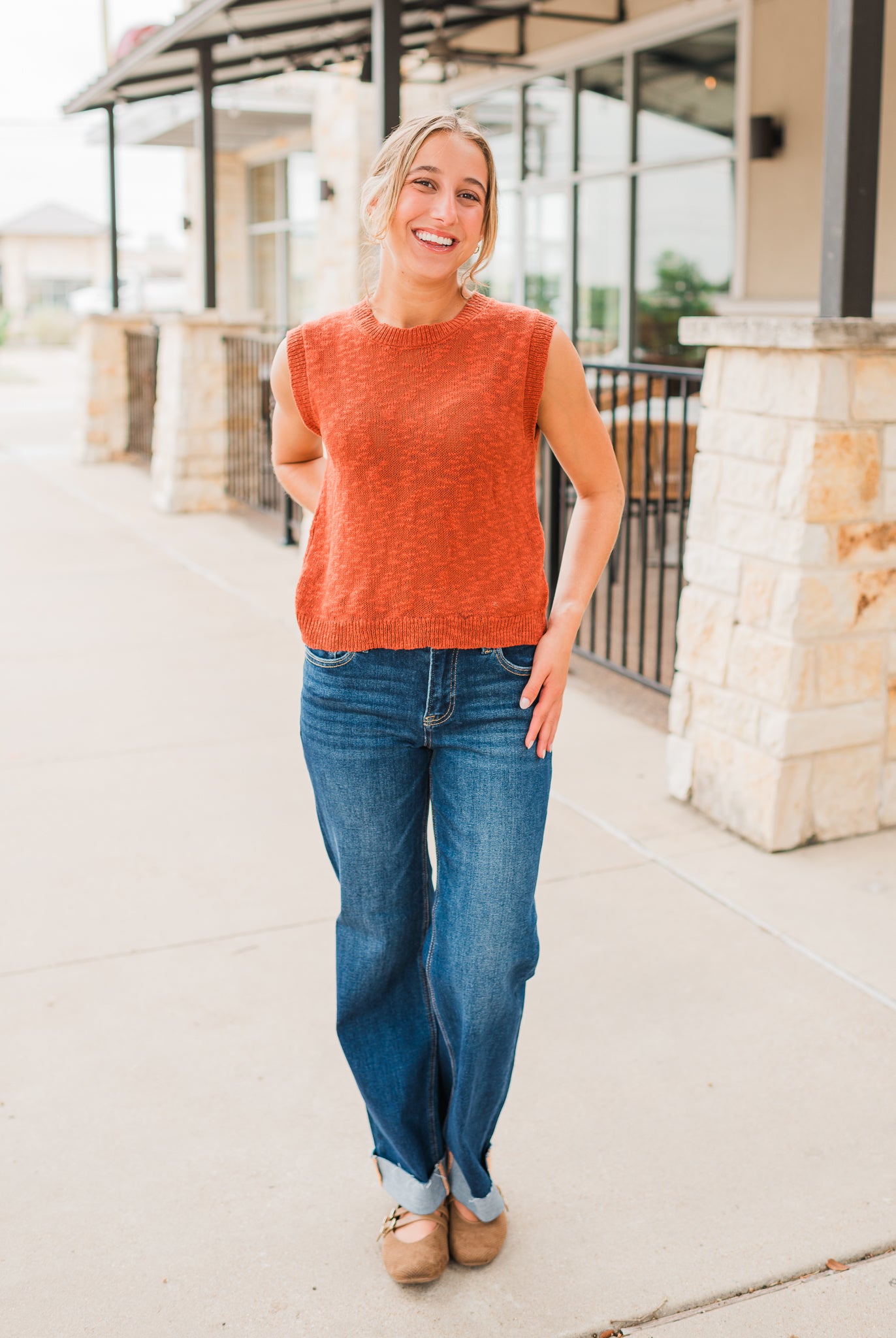 Rory Knit Top | Auburn