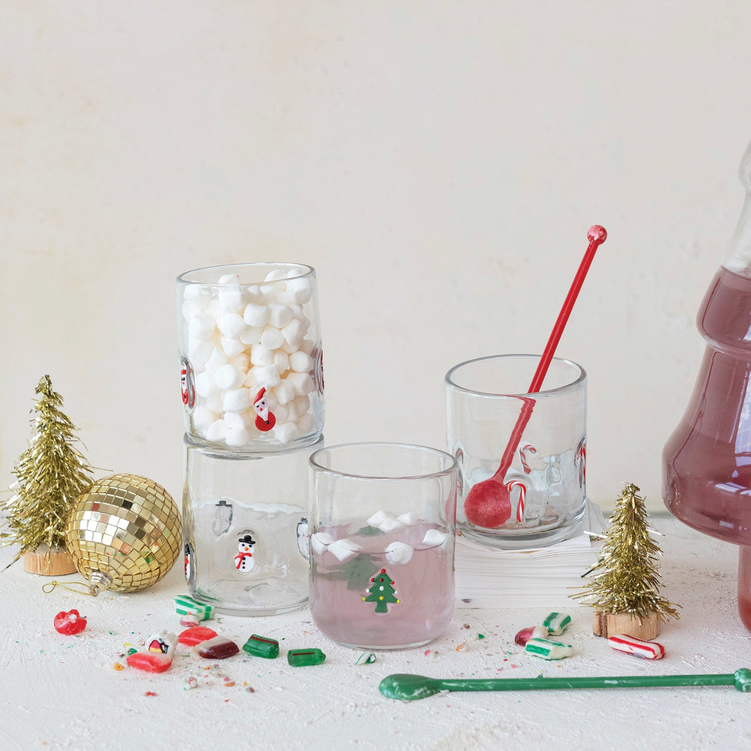 Holiday Icon Glass | Snowman