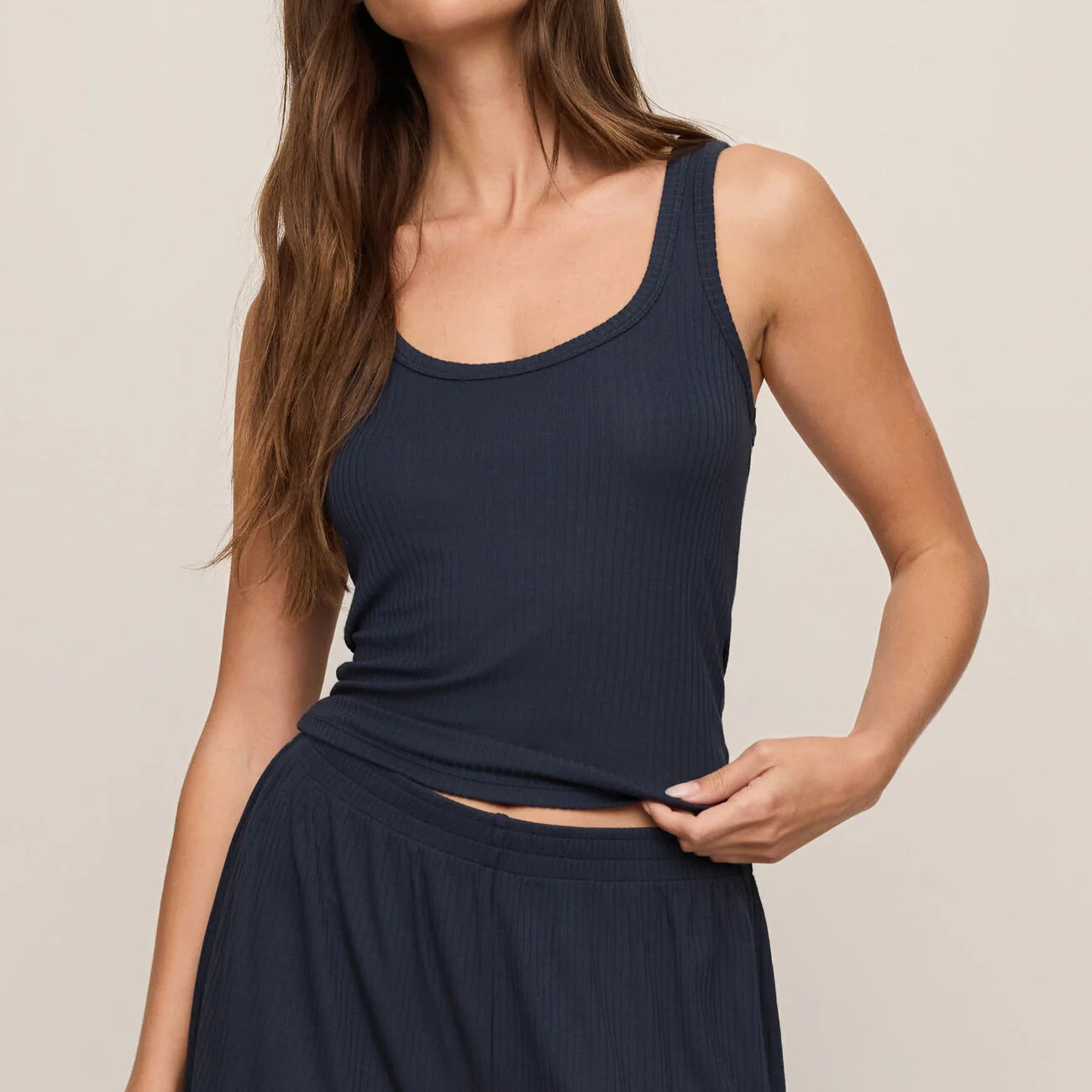 Z Supply | Just Right Rib Top | Eclipse
