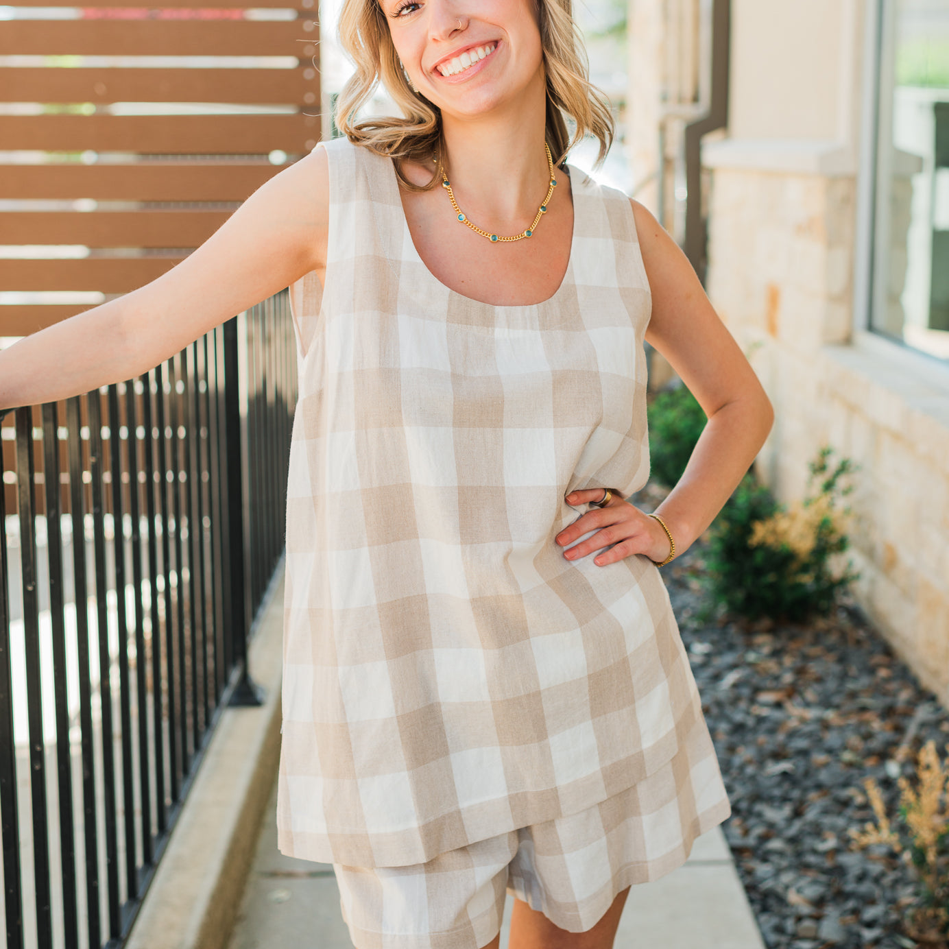 Sea Haven Set | Taupe + Off White