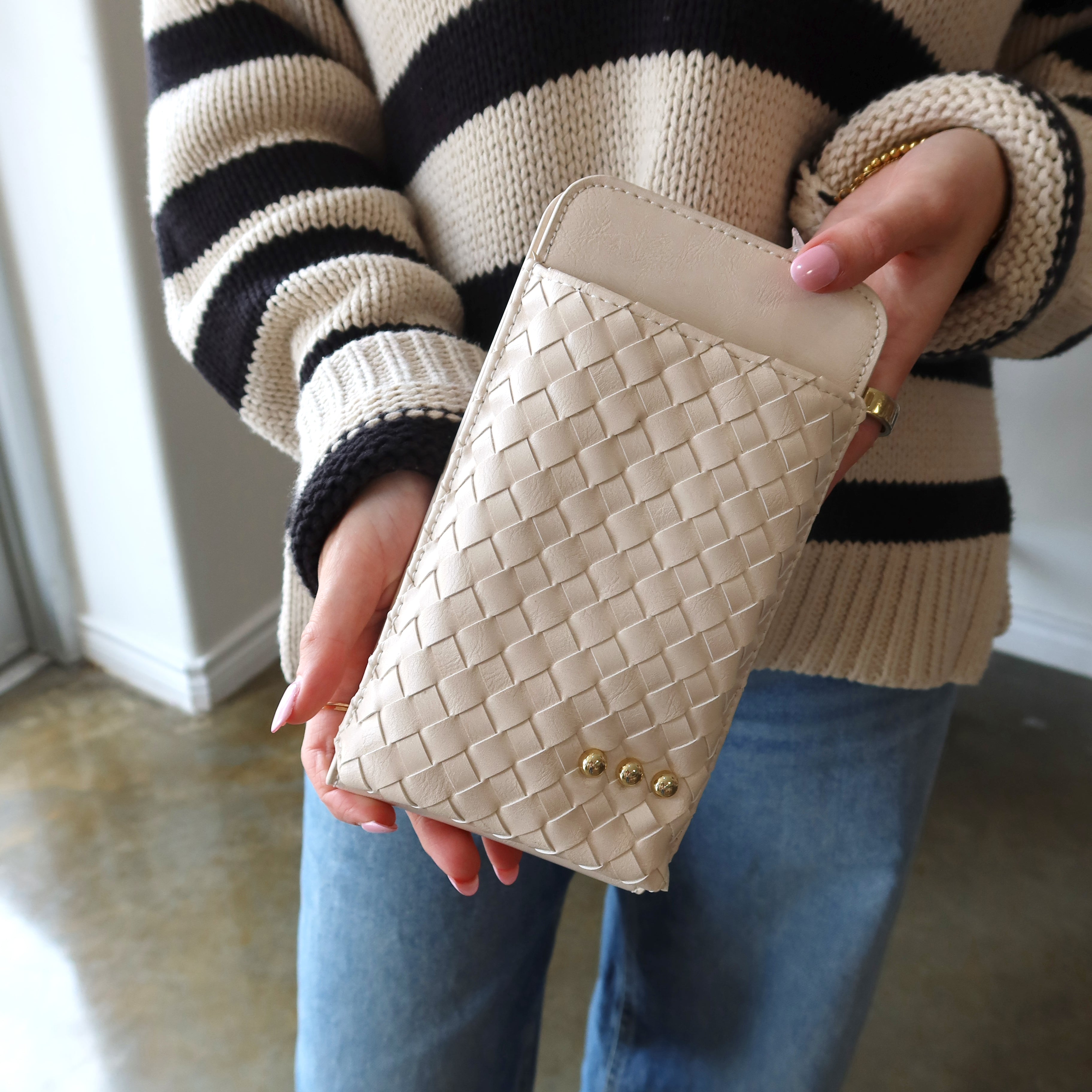 Emberly Phone Bag | Cream