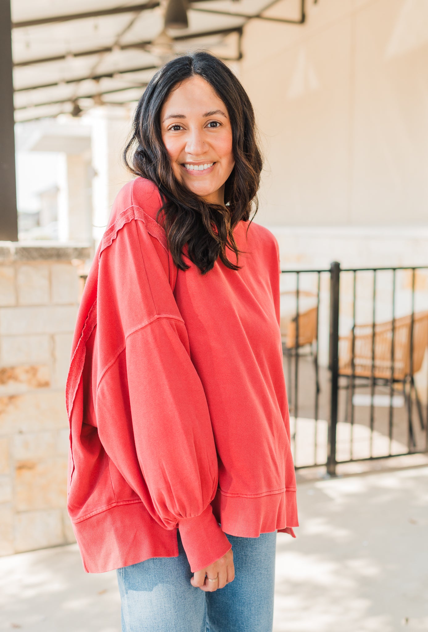 Maris Sweatshirt | Red